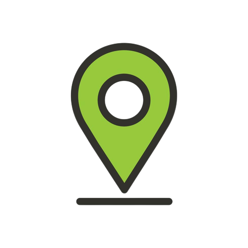 green location icon illustration map assembly point logo design free vector removebg preview