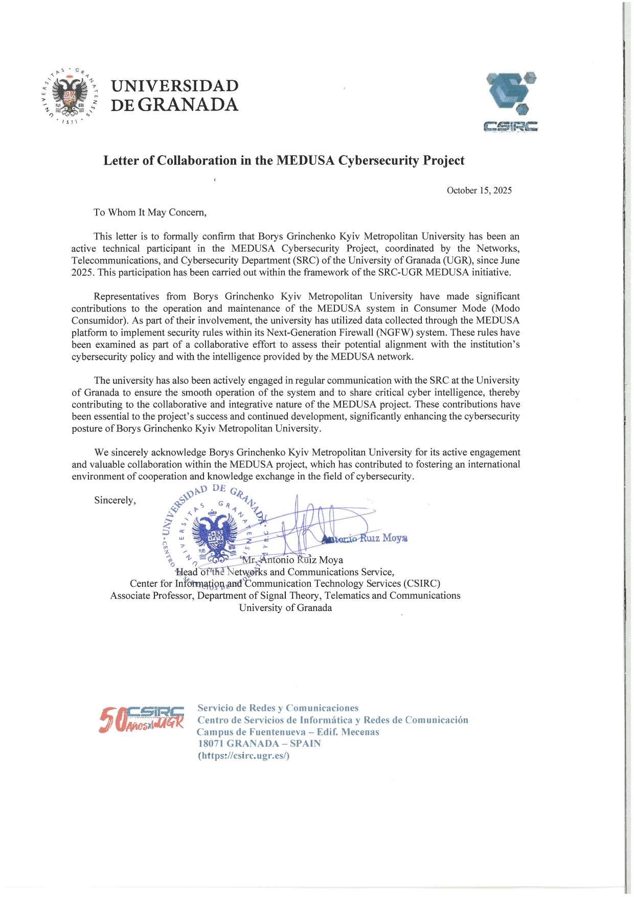 2025 10 15 MEDUSA Project signed page 0001